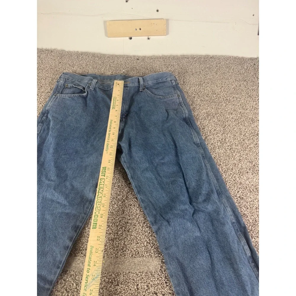 Wrangler Blue Ridge Mens Straight Leg Jeans Blue Denim 36x30 1035BRCAS